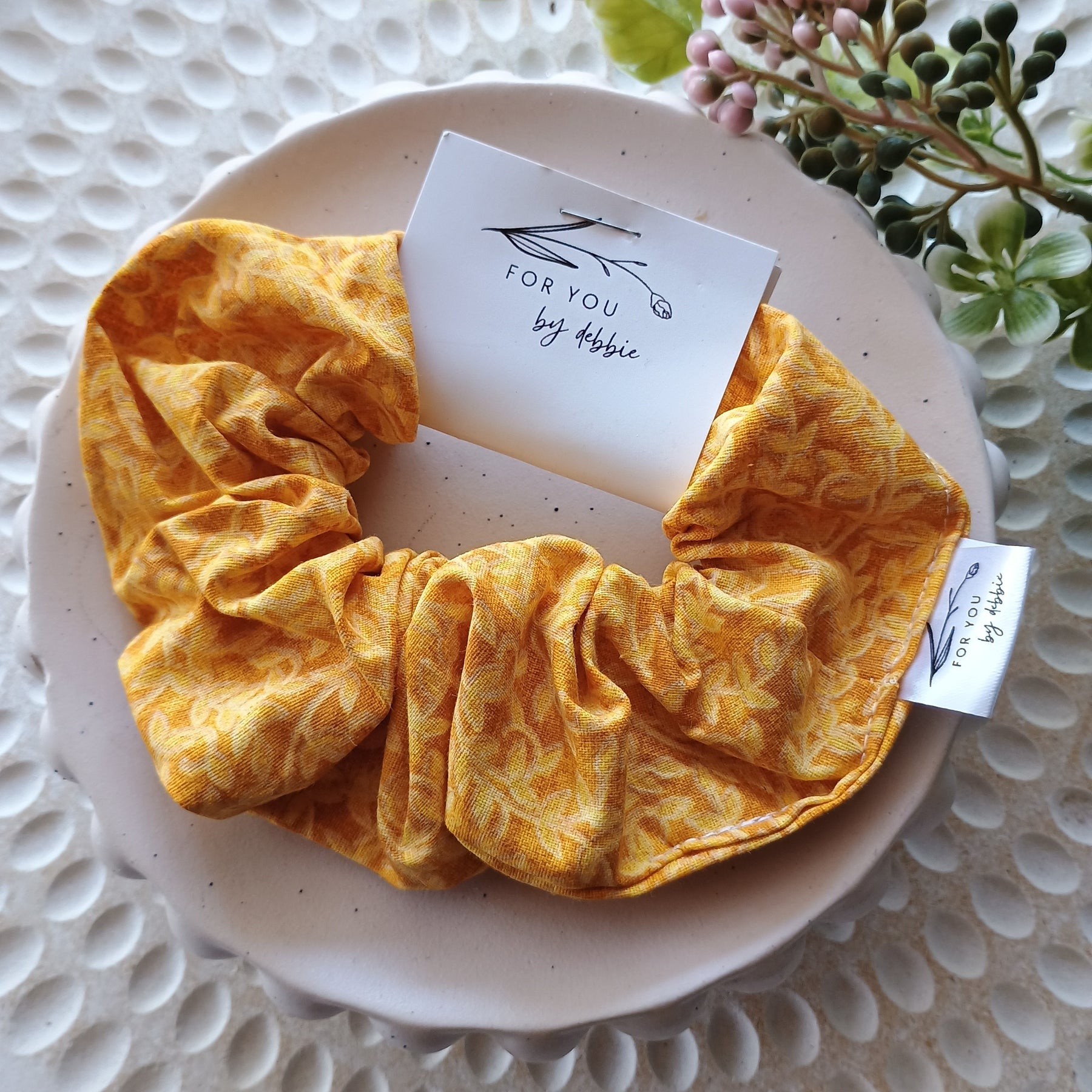 The best handmade hair scrunchies- assorted colours