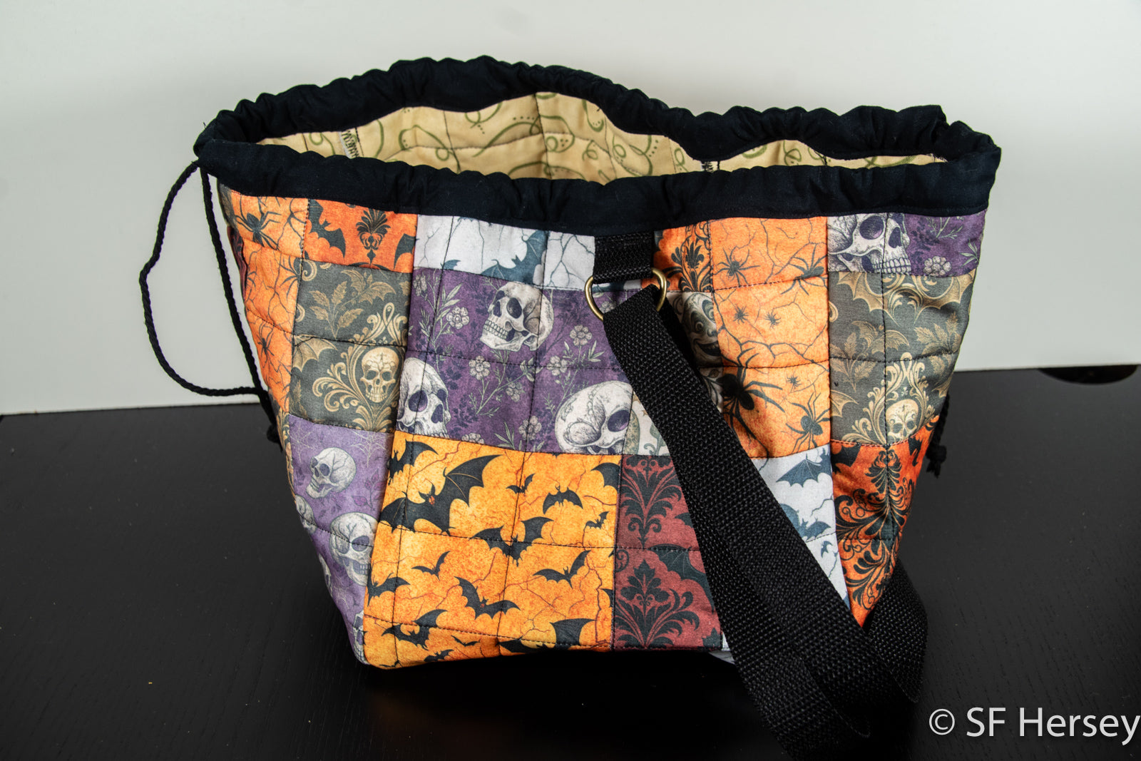 Halloween Cross-body Drawstring Sling Bag