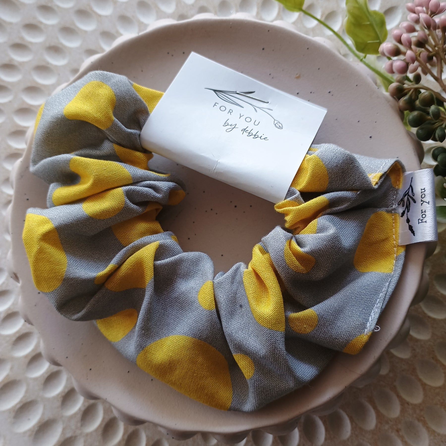 The best handmade hair scrunchies- assorted colours