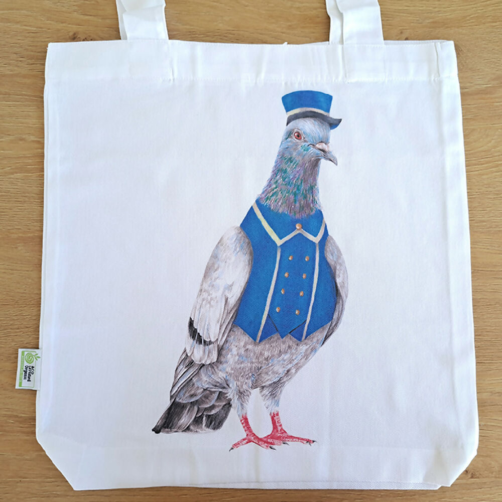 Tote Bag - Pigeon in Uniform