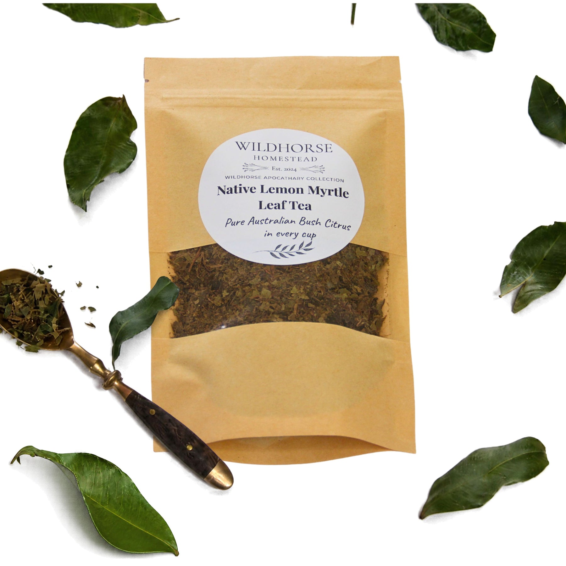 Wildhorse Homestead Lemon Myrtle Leaf Tea - 50g