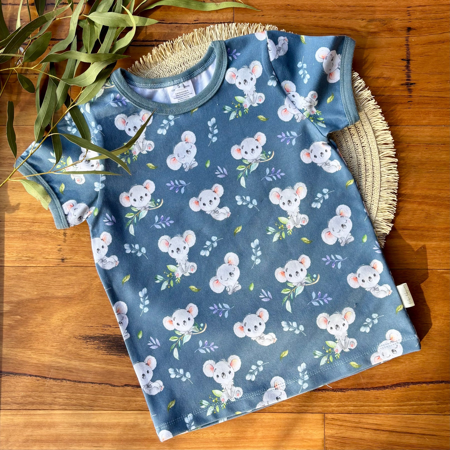 Baby and Toddler T-shirt | Happy Koalas | Size Newborn to 5 | Made to order