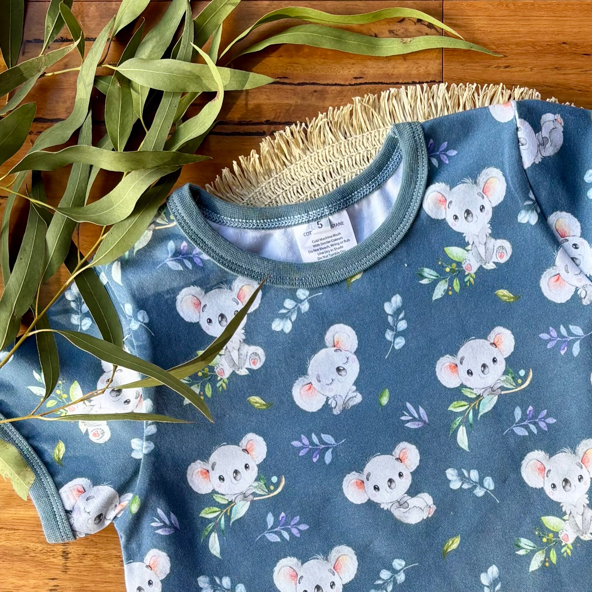Baby and Toddler T-shirt | Happy Koalas | Size Newborn to 5 | Made to order