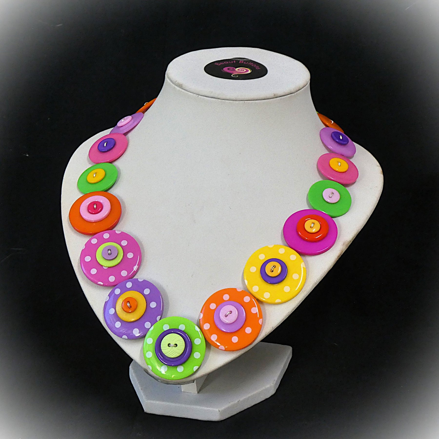 Button necklace - Tutti Frutti