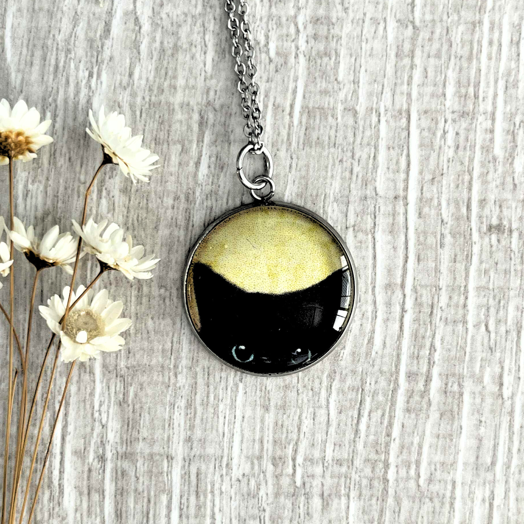 Little Black Cat Bundle ~ Necklace and Earring Set
