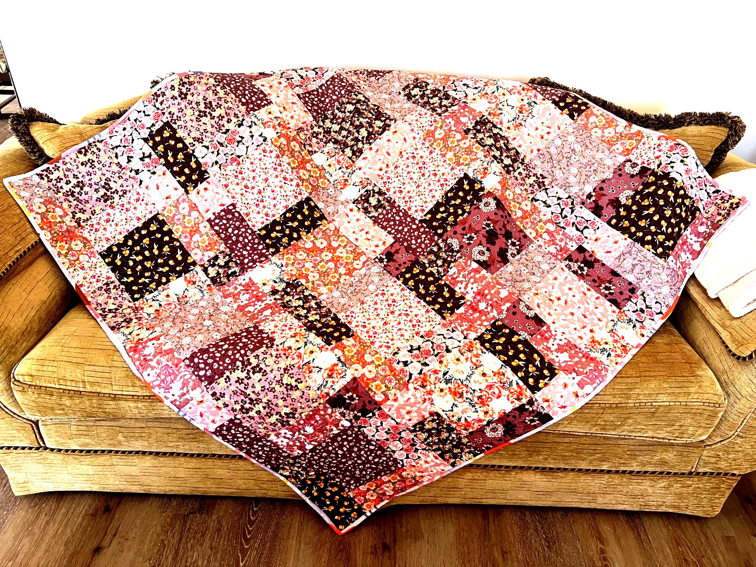 5-Cut Fat Quarter Quilt Pattern: Easy Step-by-Step Instructions (PDF Download) video tutorial