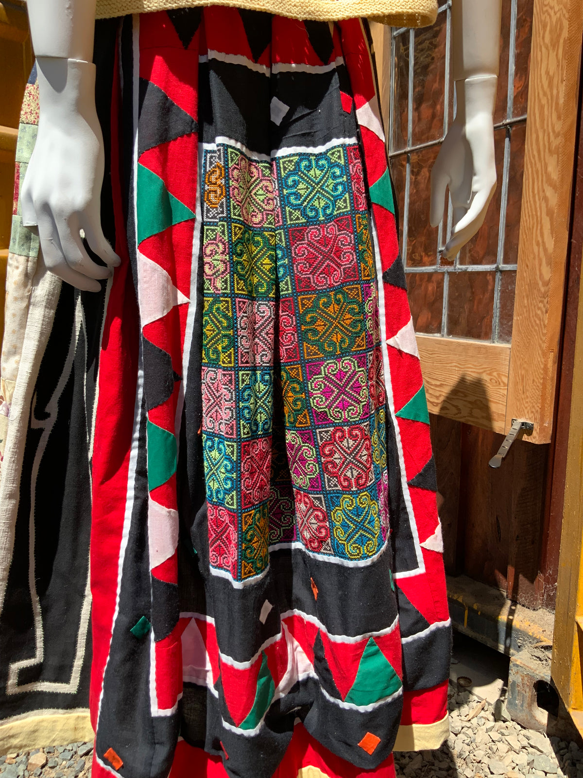 "Birds on a Branch" Bespoke upcycled skirt