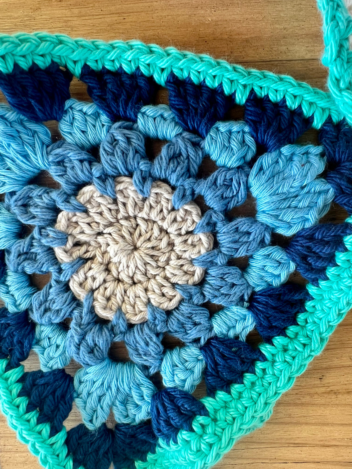 Coastal Crochet Bunting Garland - Handmade Cotton Nursery & Beach Cottage Decor