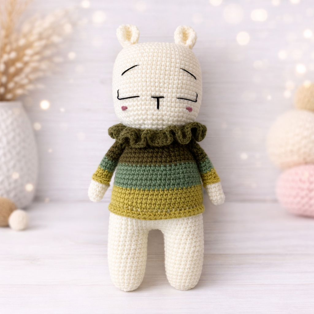 Handmade | Crochet | Bear | Comforter | Lovey
