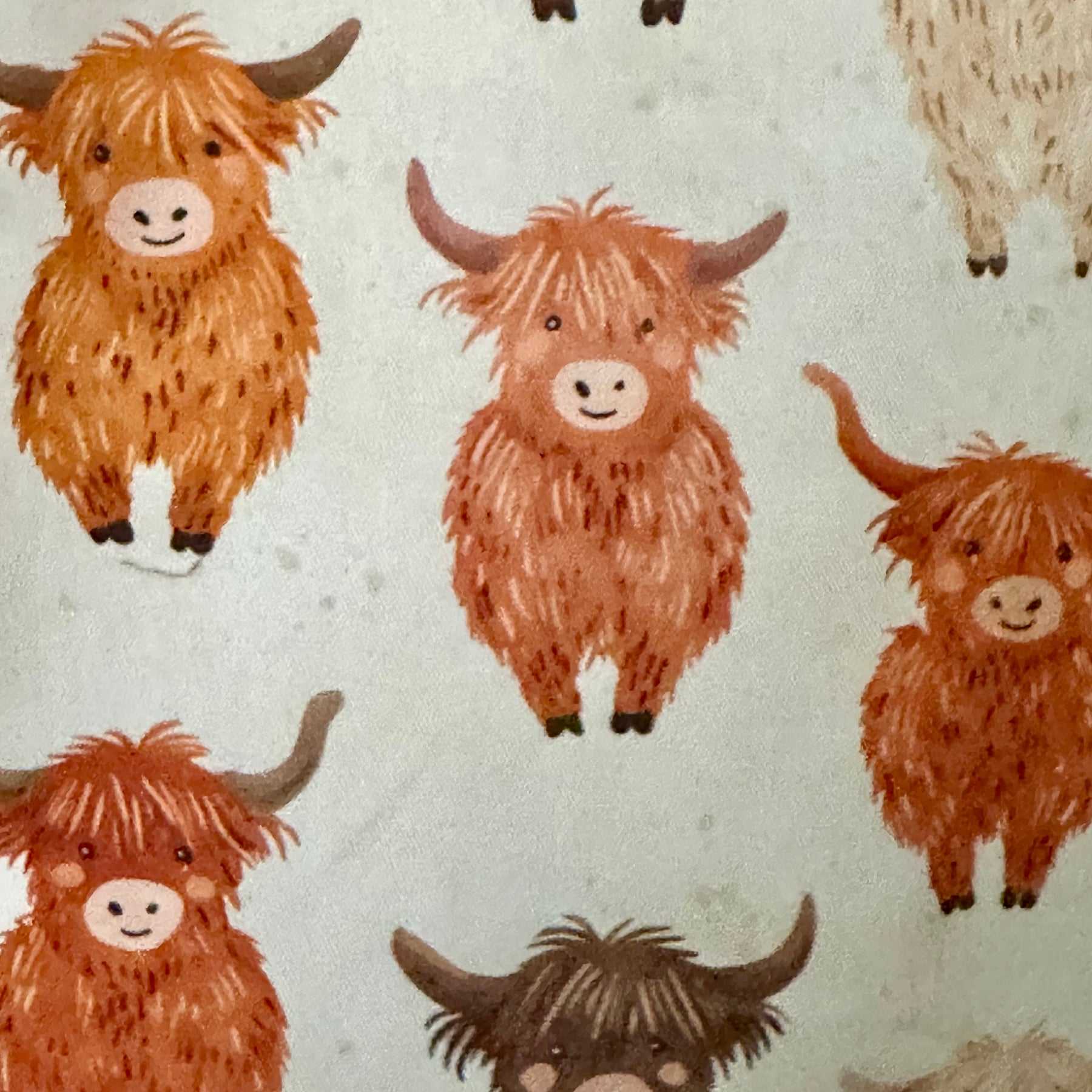 Highland Cow Handmade Overalls | Country Collection