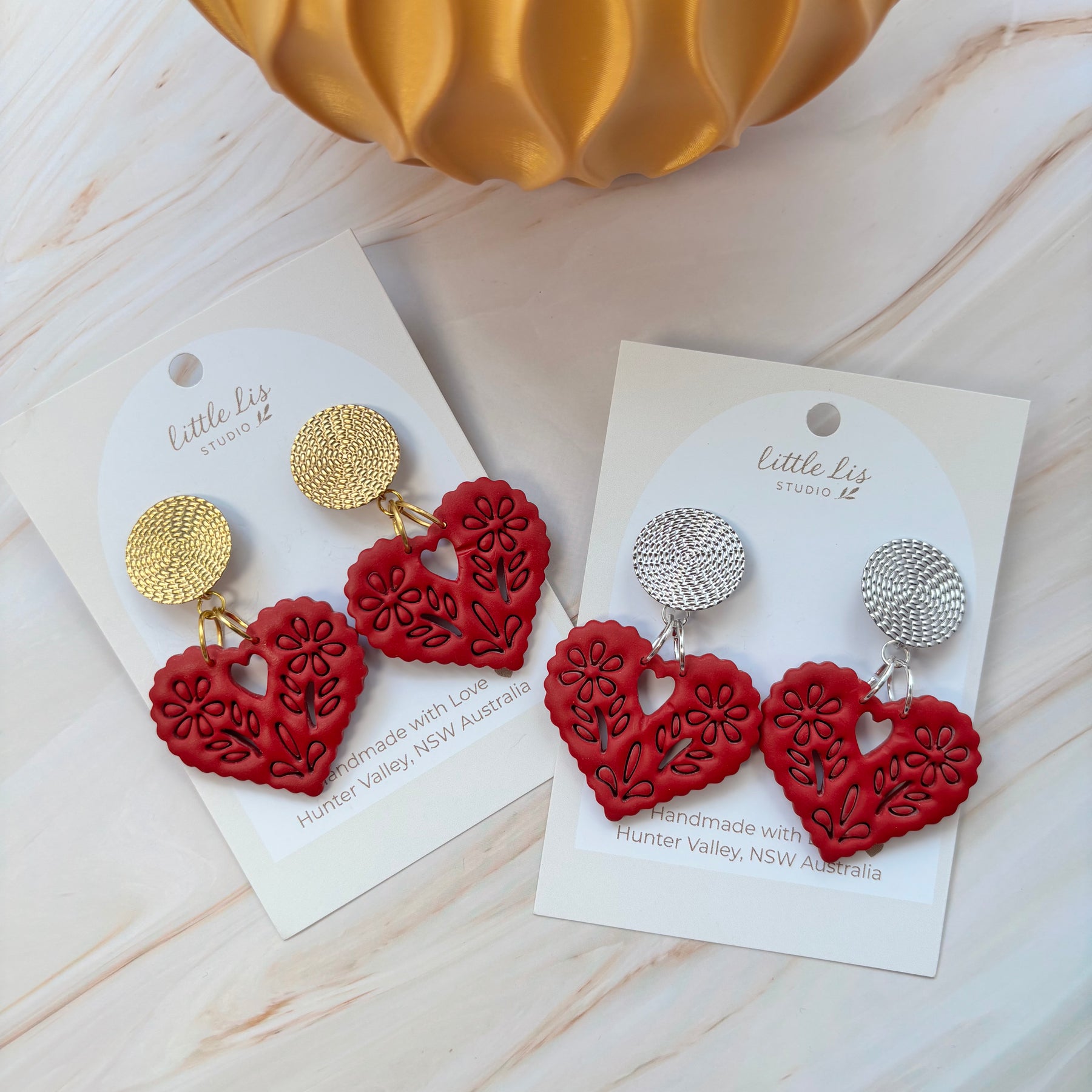 AMOR – Papel Picado Heart Dangle