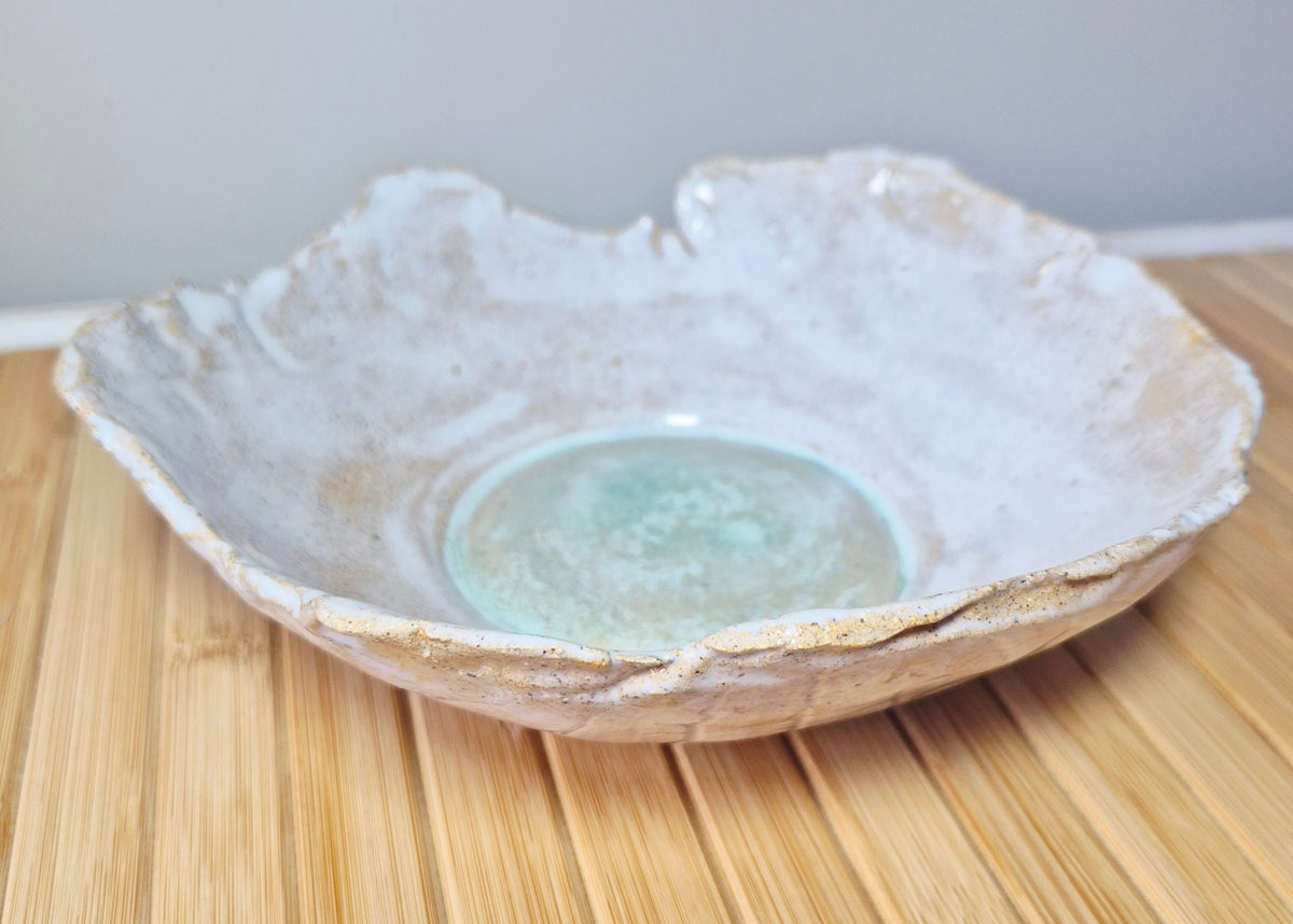 Elegance Ceramic Bowl with Vibrant Base