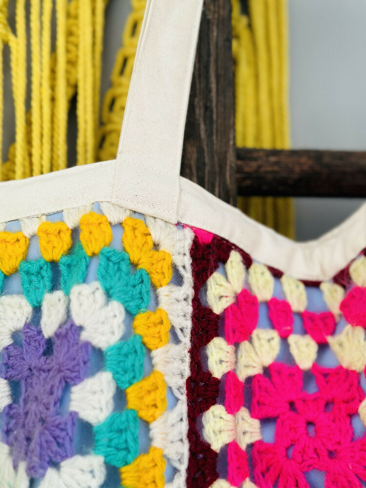 Beautiful Handmade Crochet large Bag