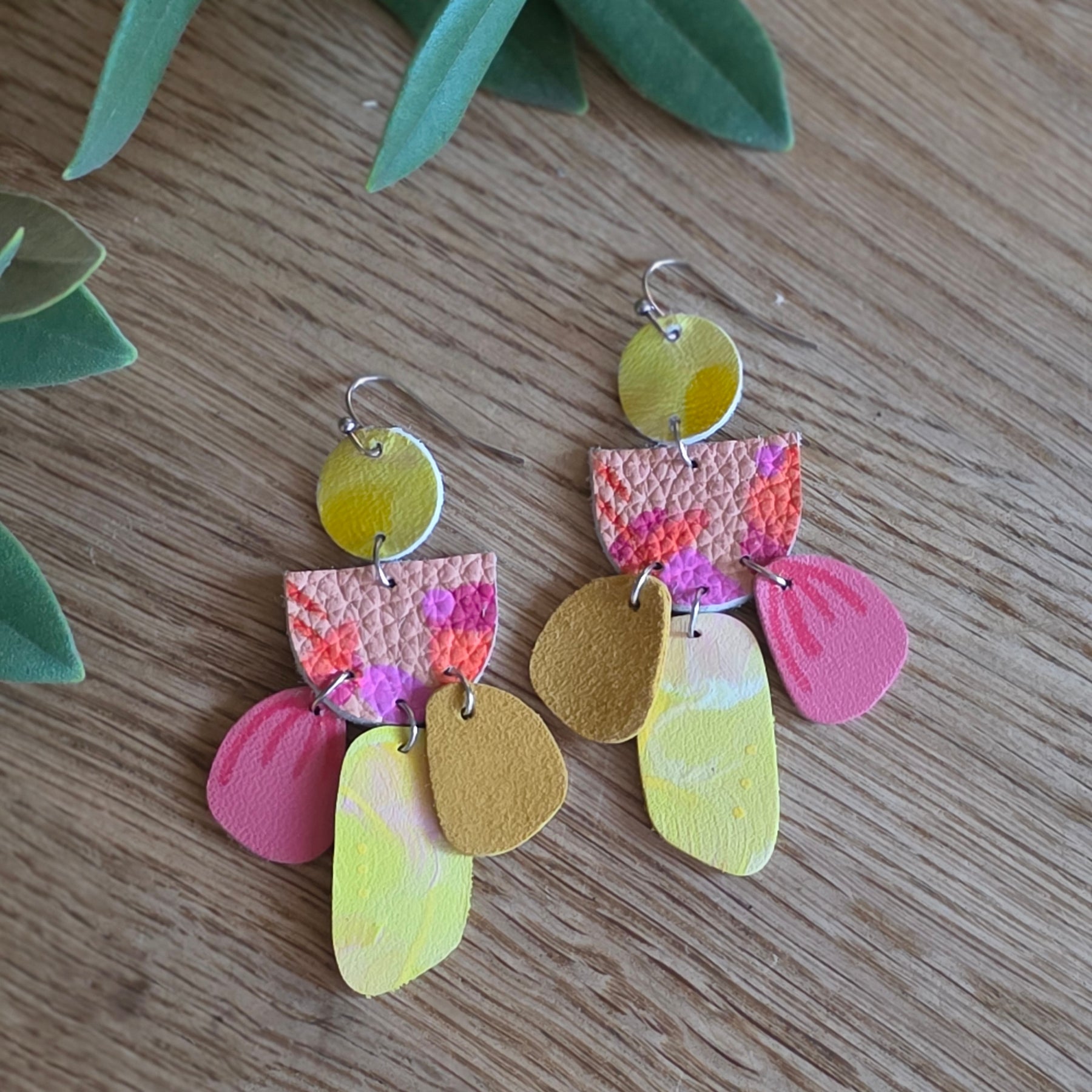 Audace Musa Leather Earrings – Marigold Musk