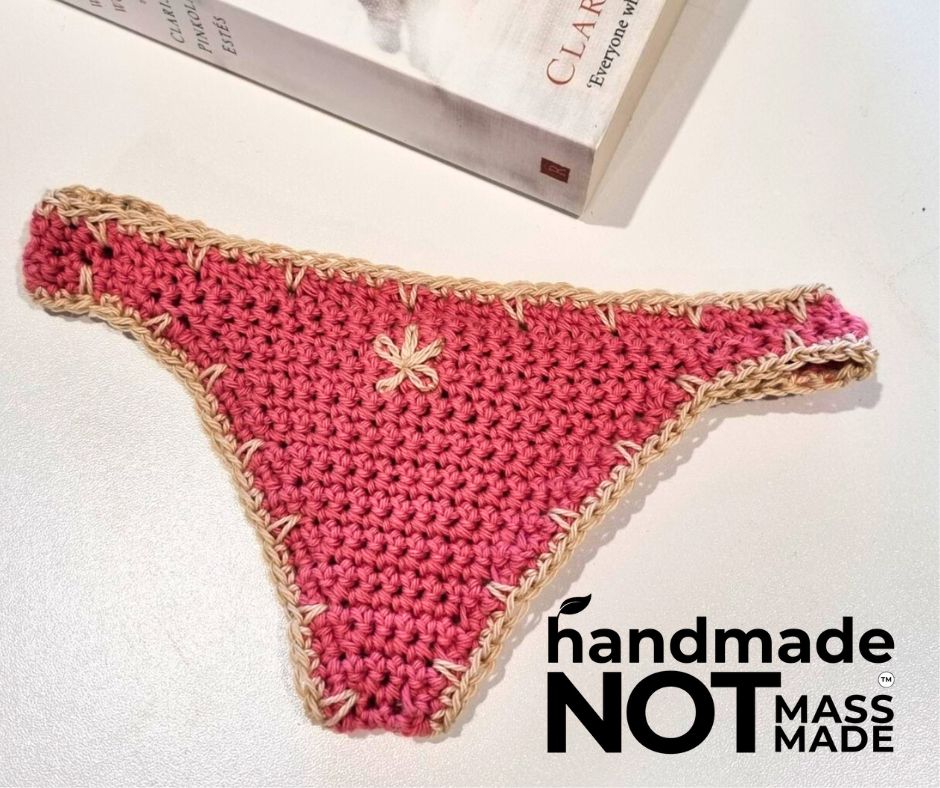 Book Thong sexy crocheted book mark!