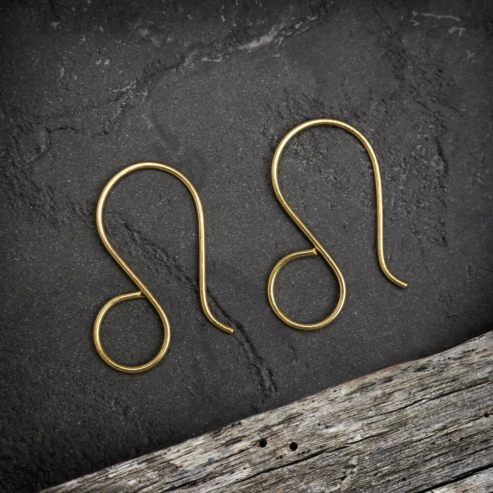 Raw Brass Shepherds Hooks