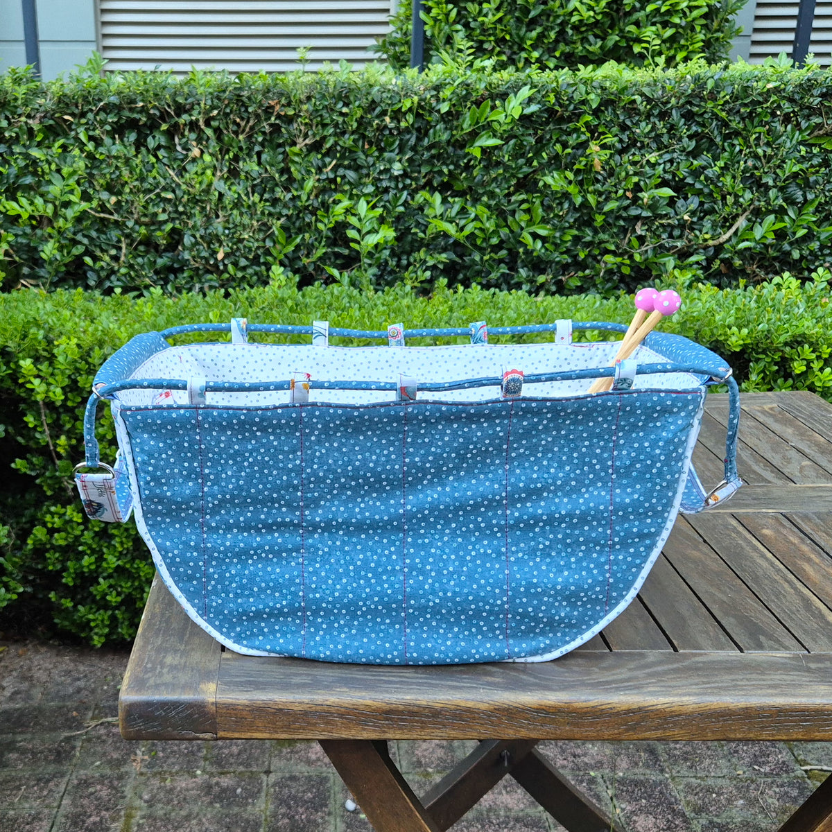Large Knitting Project Bag – Convertible Shoulder Bag