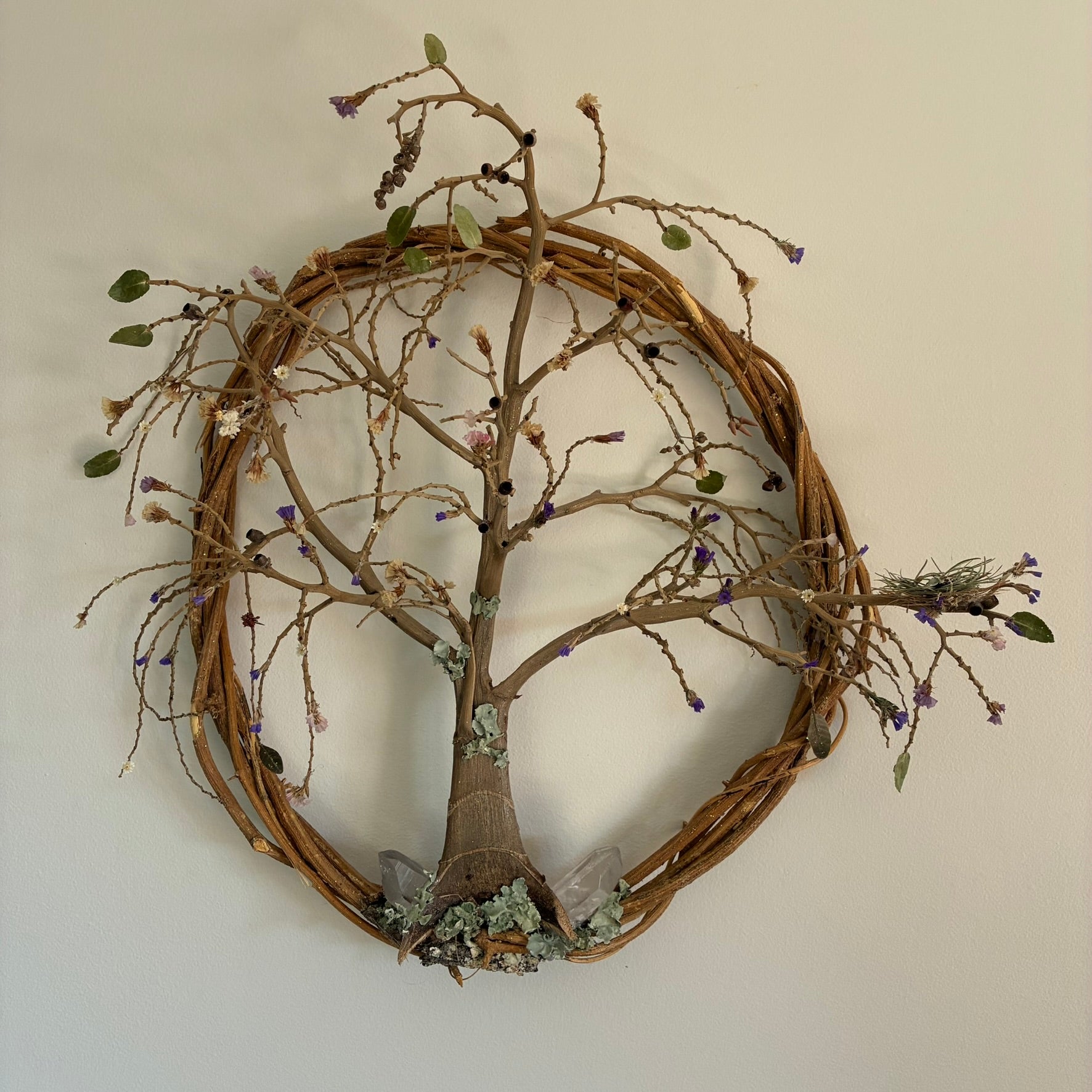 Wreath ~ Tree of Life Wreath with tiny nest (Measures 53cm x 50cm)