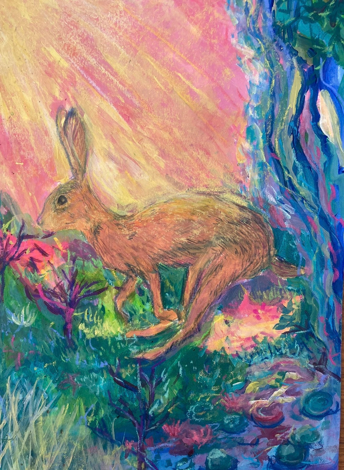 Whimsical Rabbit Print