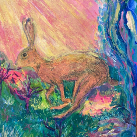 Whimsical Rabbit Print