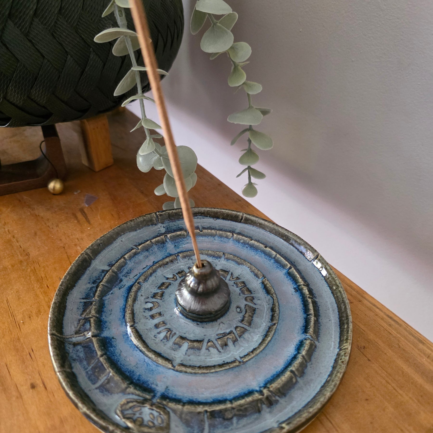 Handmade Rustic Pottery incense plates