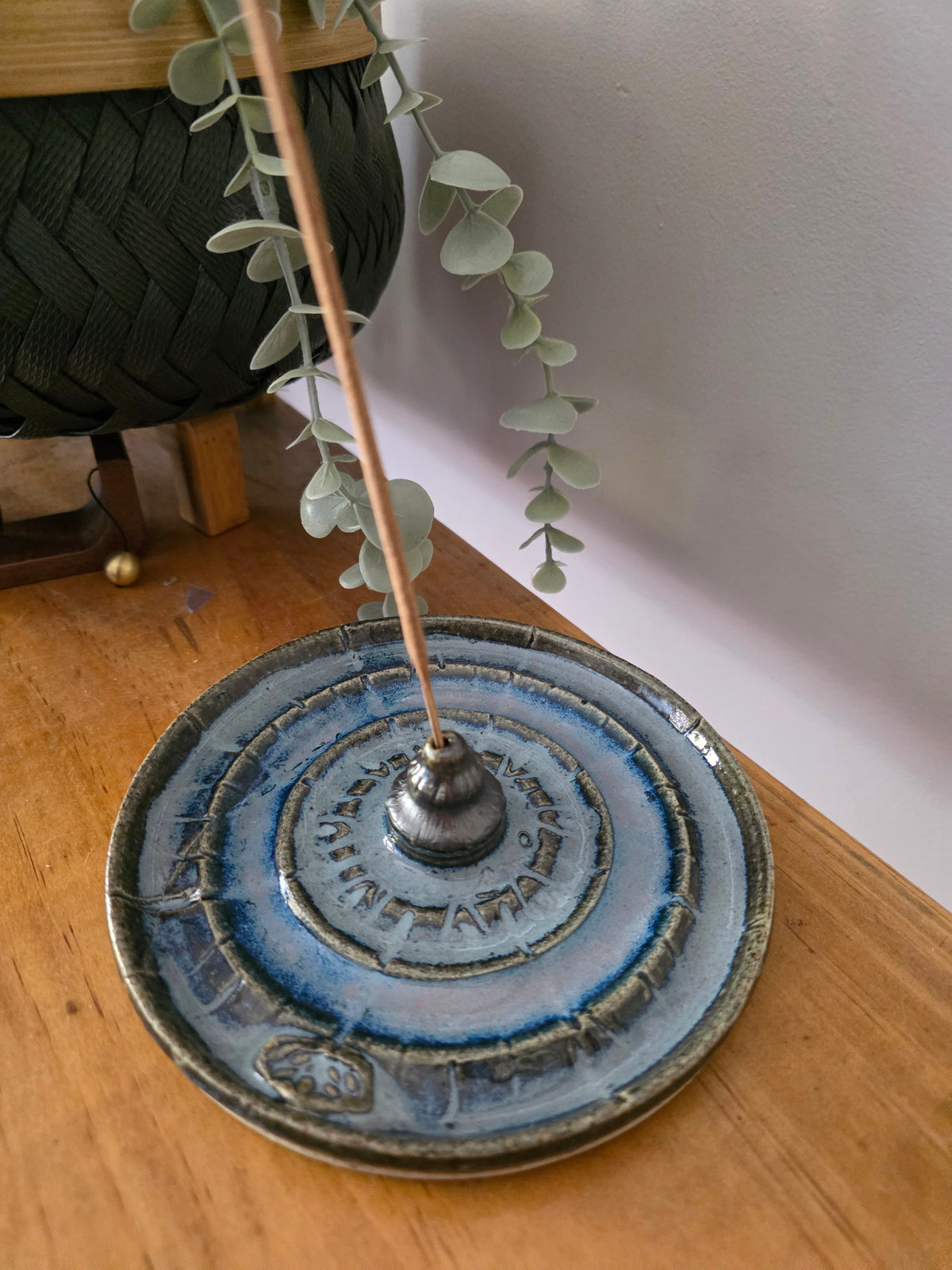 Handmade Rustic Pottery incense plates