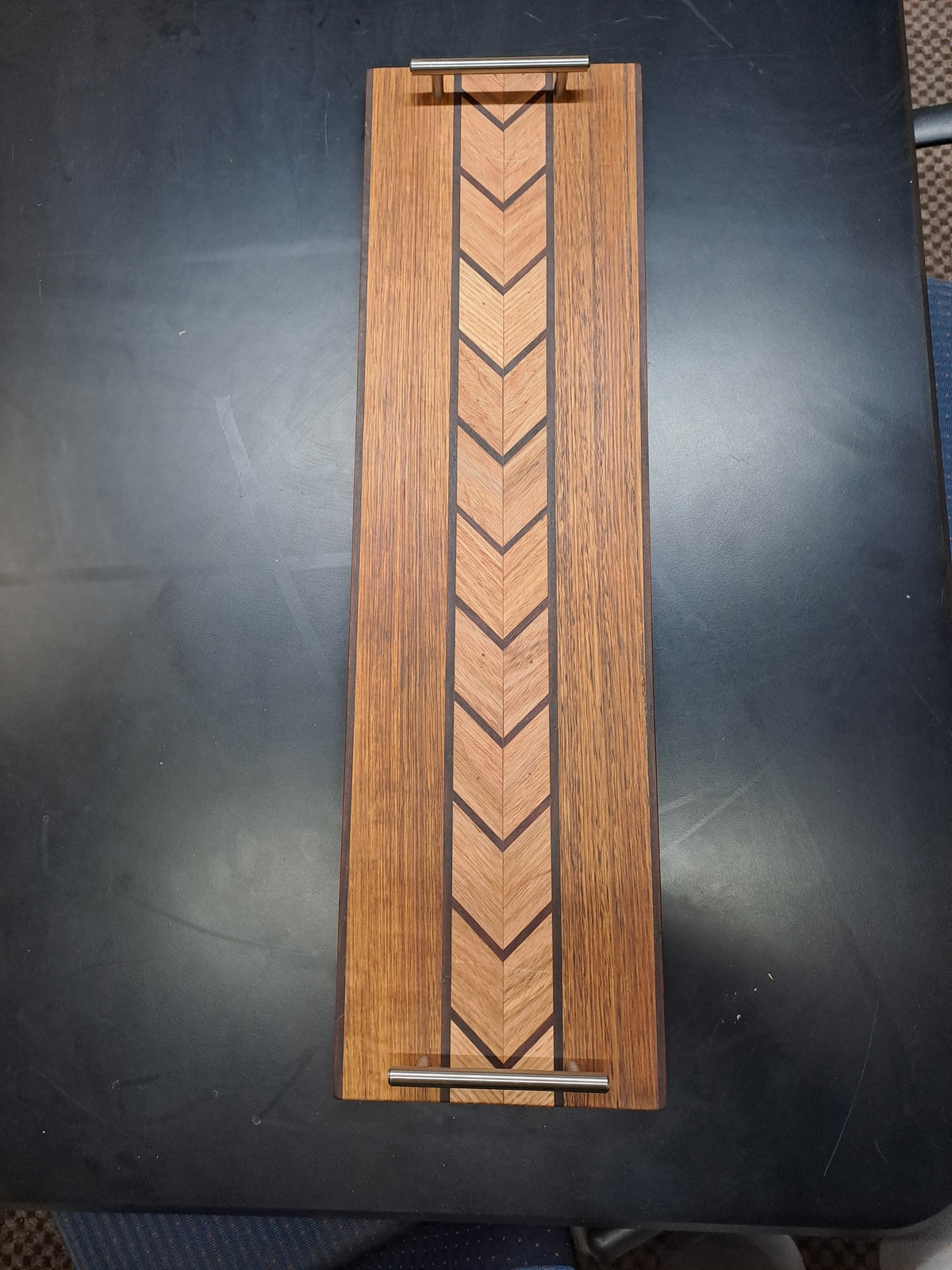 Chevron platter