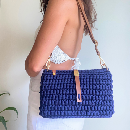 Handmade Crochet Shoulder/Crossbody Bag