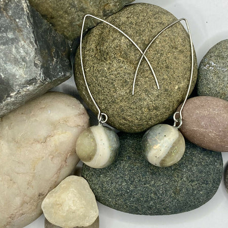 River Rocks drop dangle earrings