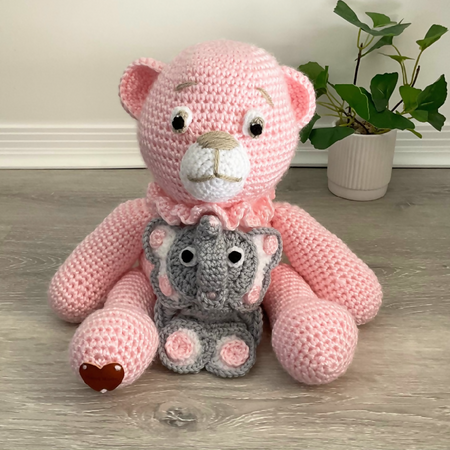 Teddy Bear Crotchet, Pink Teddy Bear
