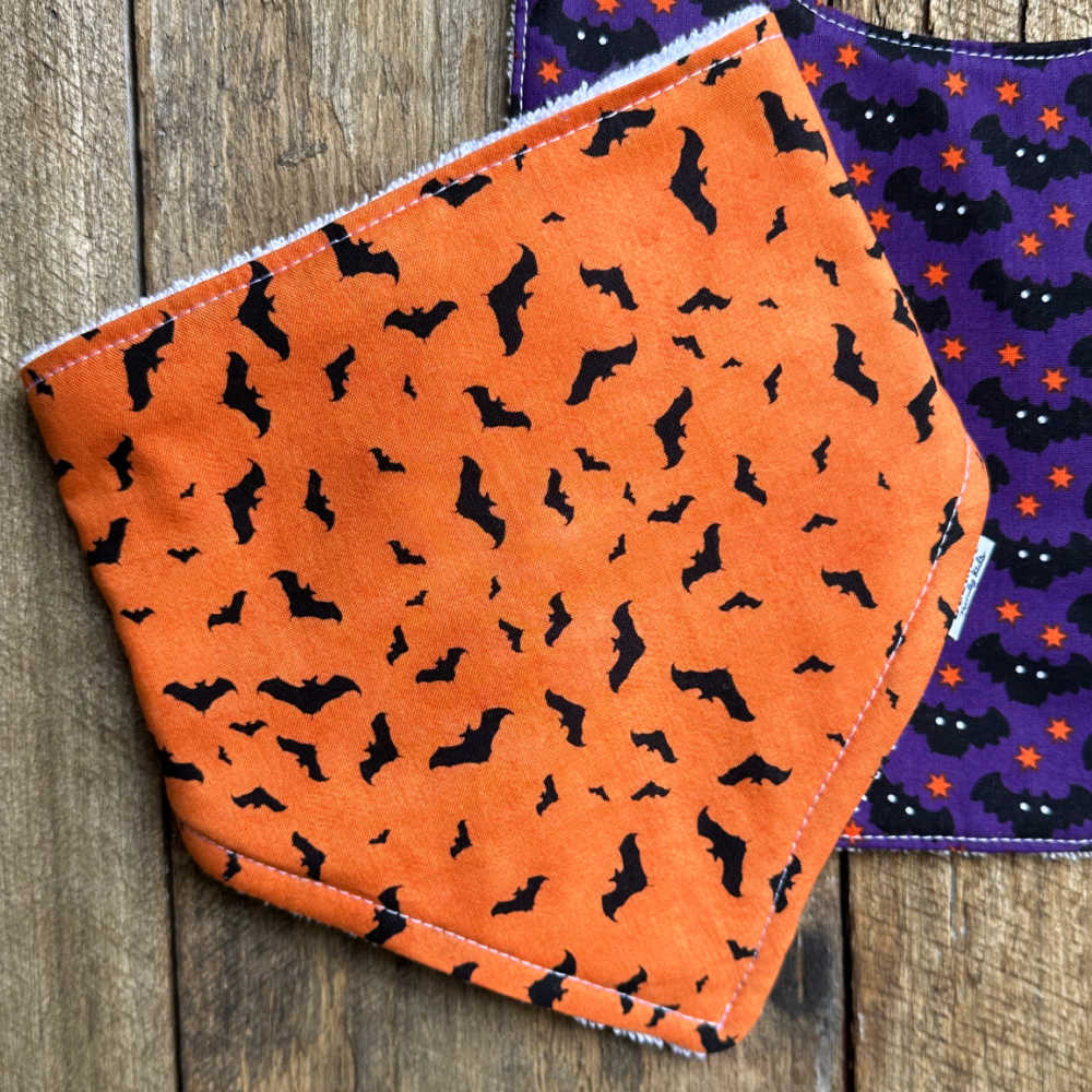 Halloween Baby Bib Set - Bats
