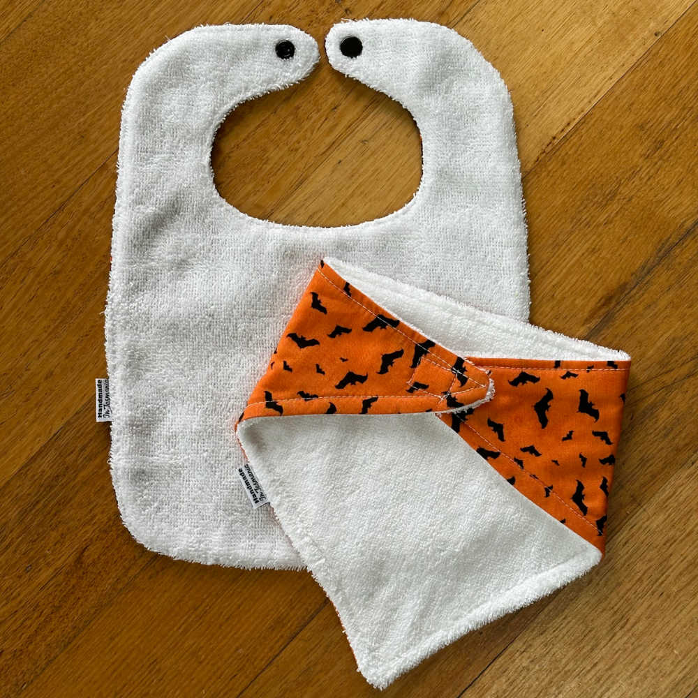 Halloween Baby Bib Set - Bats
