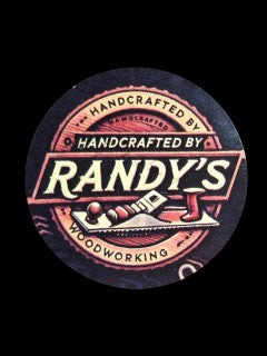 Handcrafted by Randys Woodworking Vendor Logo