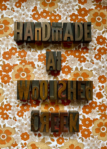 Handmade At Woolshed Creek Vendor Logo