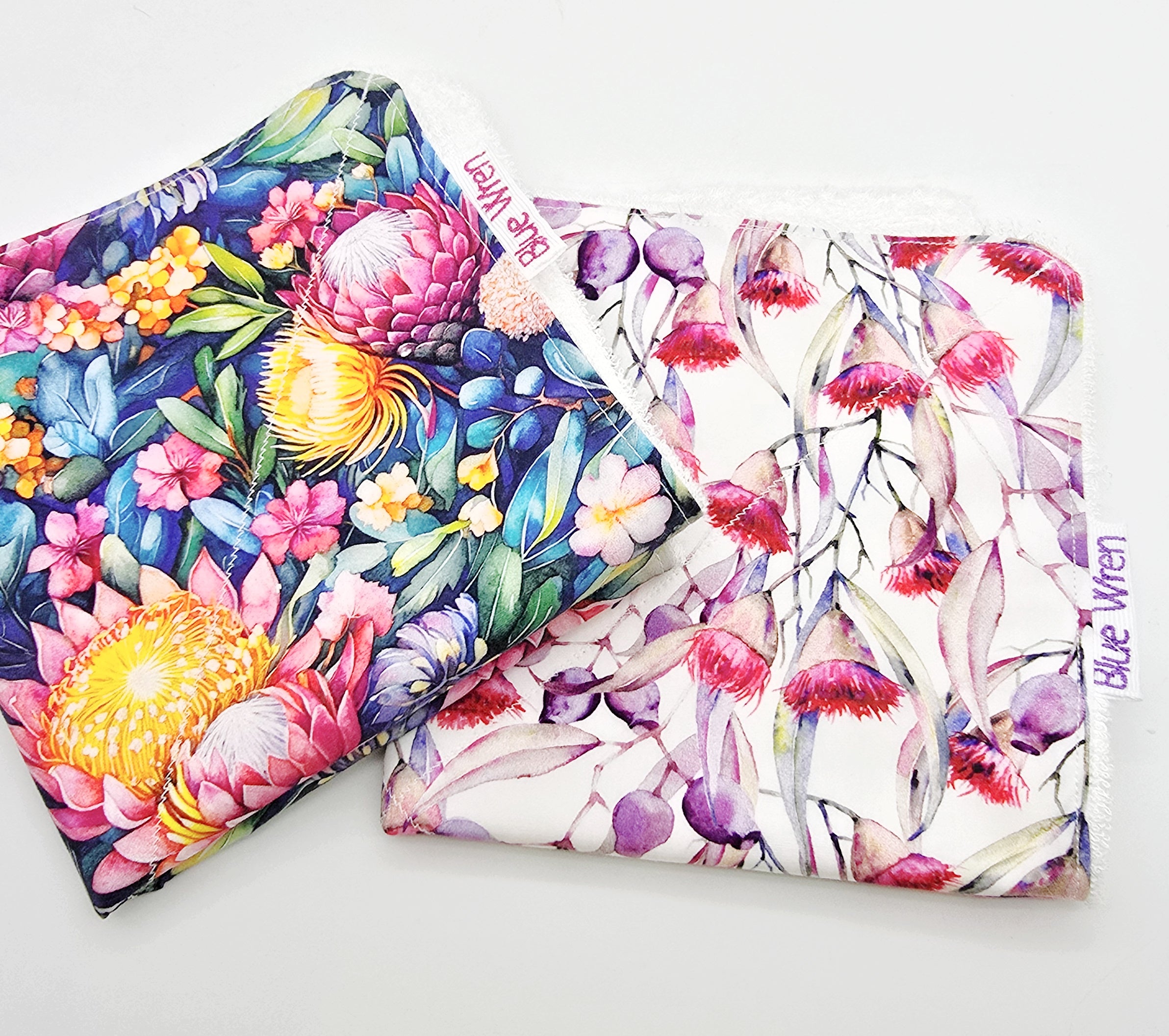 Australian Native wildflower Design Wash Cloth Gift Sets