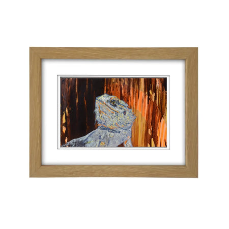 Bearded Dragon | Reptile | A6 Framed Print