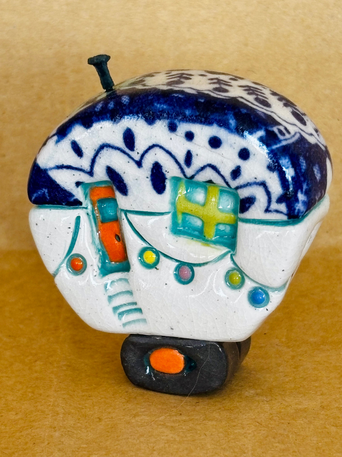 Small Retro Collectable Ceramic Caravan 15