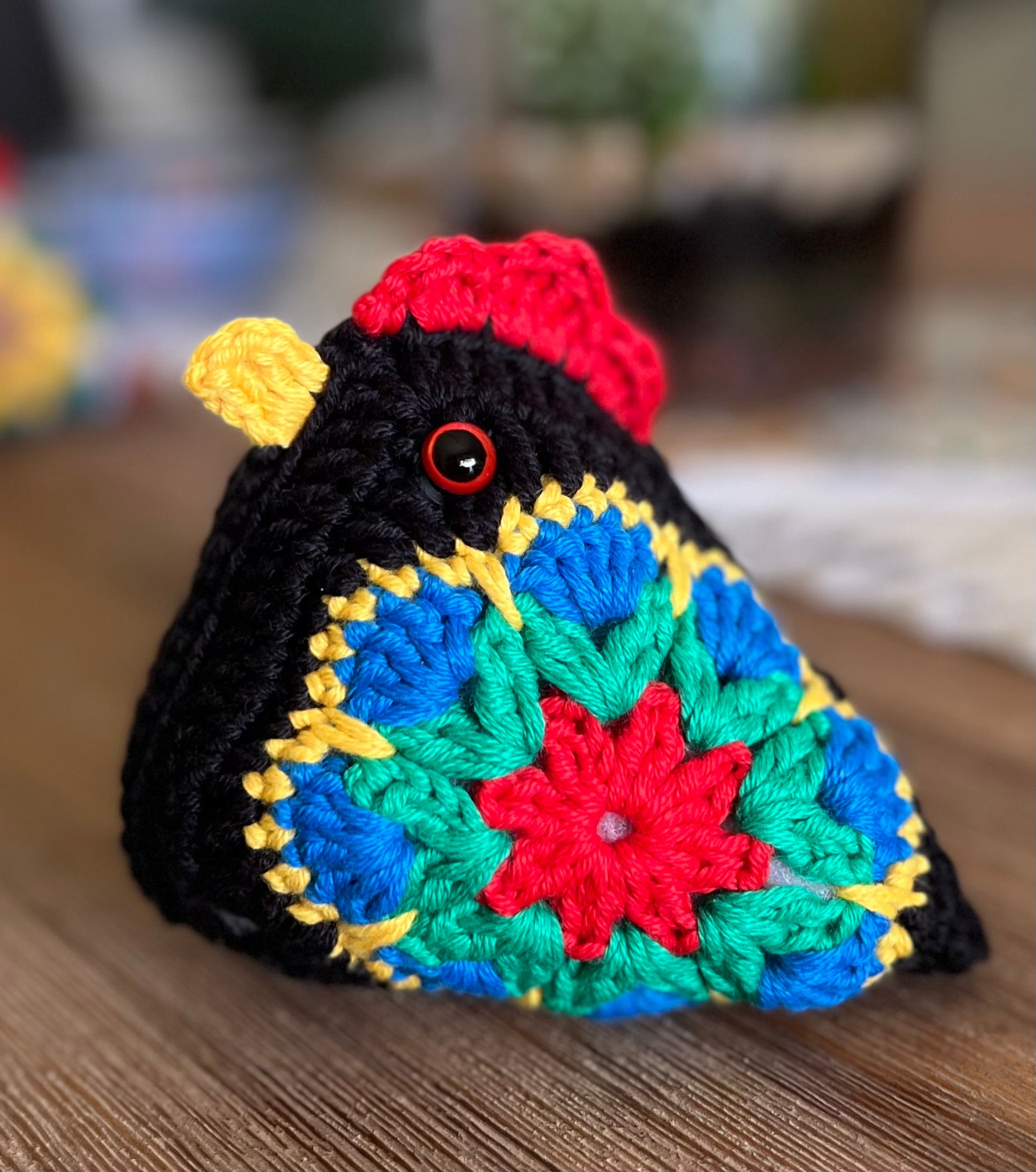 Crochet Granny Square Chicken
