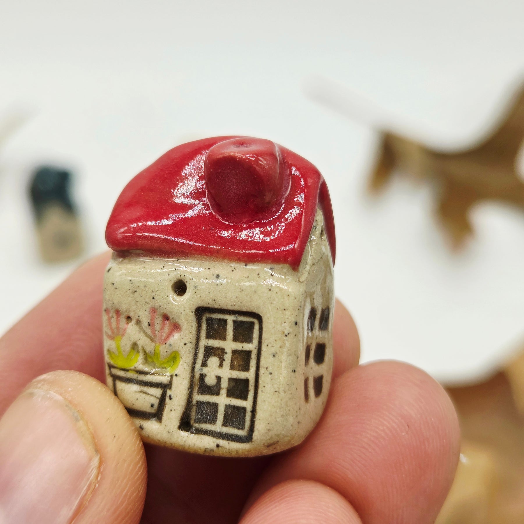 Tiny Ceramic Village - Autumn Avenue