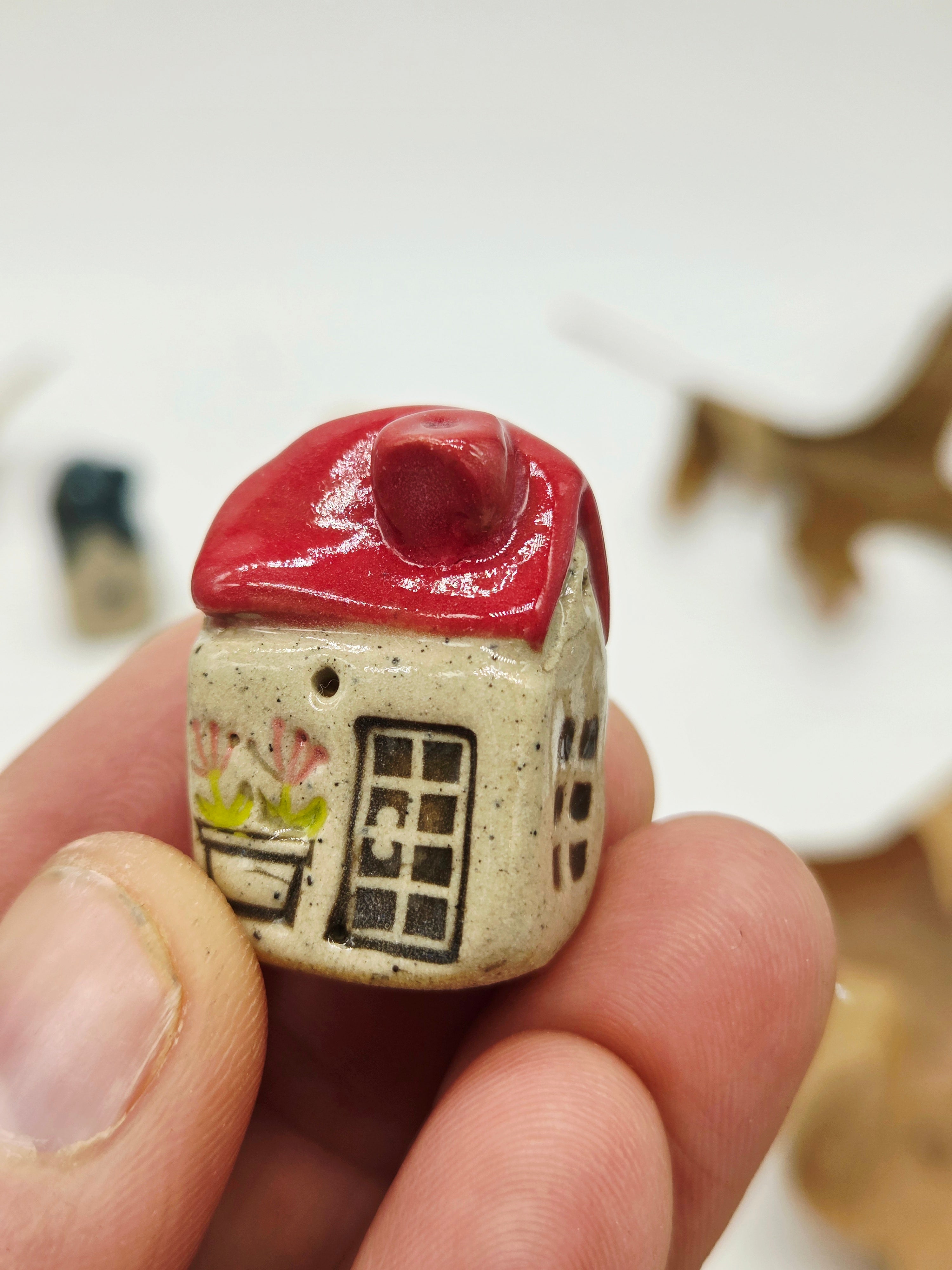 Tiny Ceramic Village - Autumn Avenue