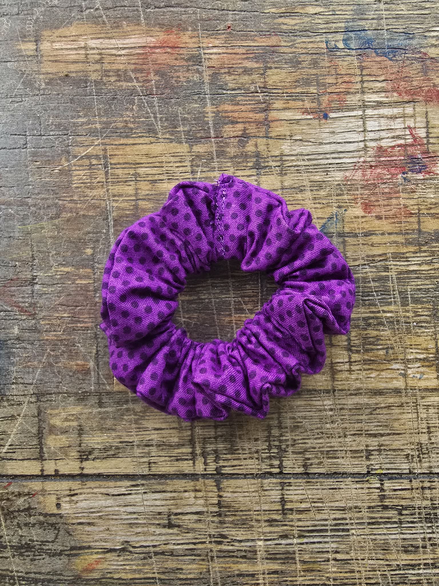 Handmade Cotton Floral Scrunchie