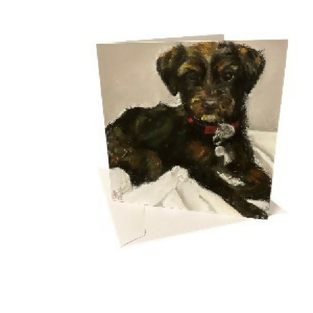 Original Art by Kendra- Greeting Card- Puppy