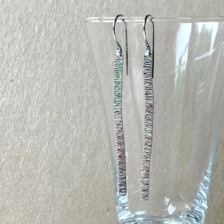 Long Bar Earrings - Handcrafted with Australian Made Sterling Silver