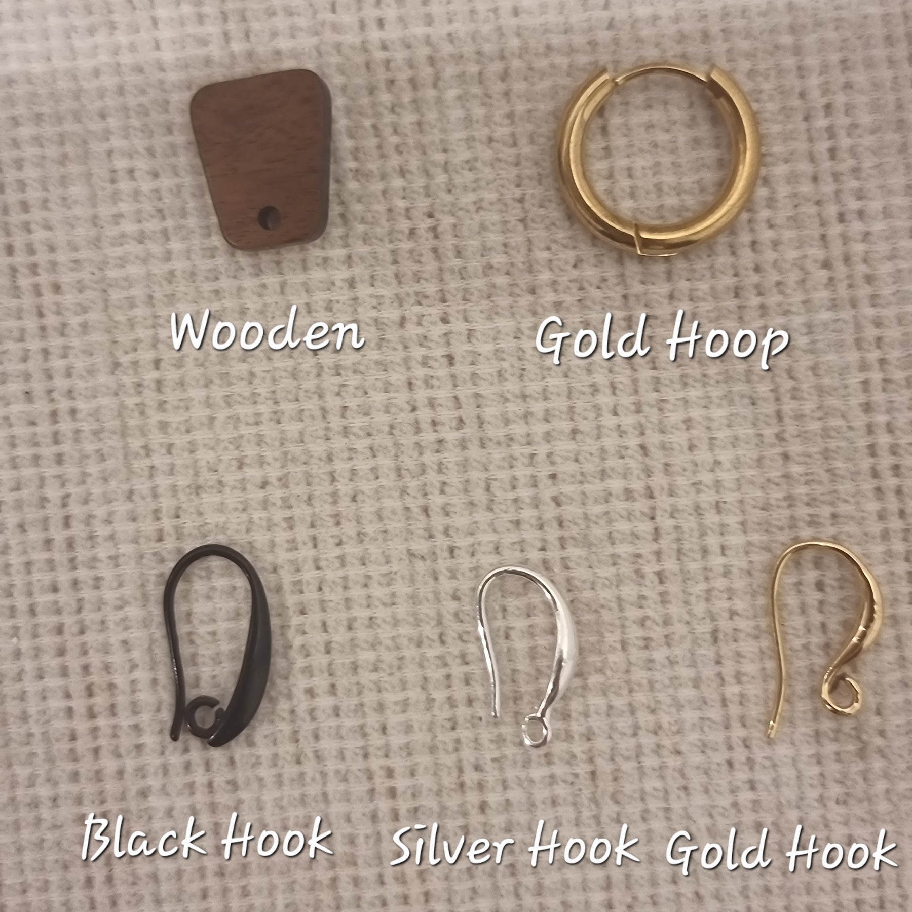 Custom made medium size dangles - (approximately 2- 3cm long)