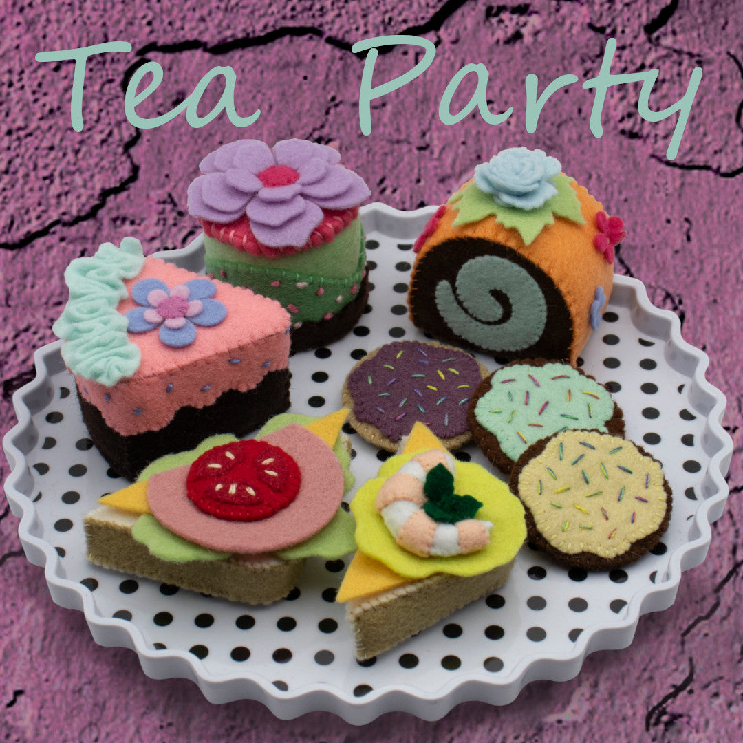 FELT FOOD HIGH TEA SET