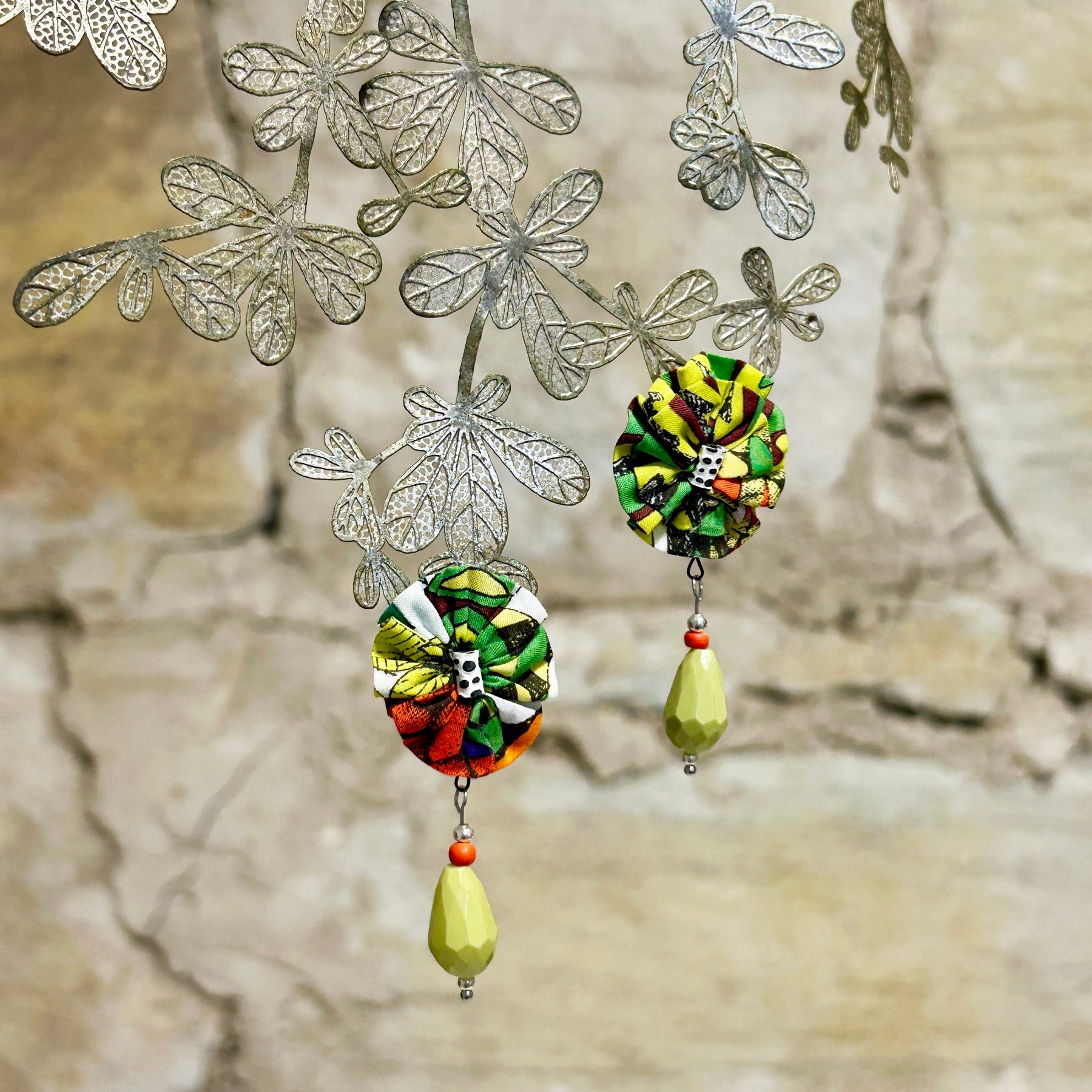 Earrings Colourful Textiles - EC-617 EC-618 EC-619