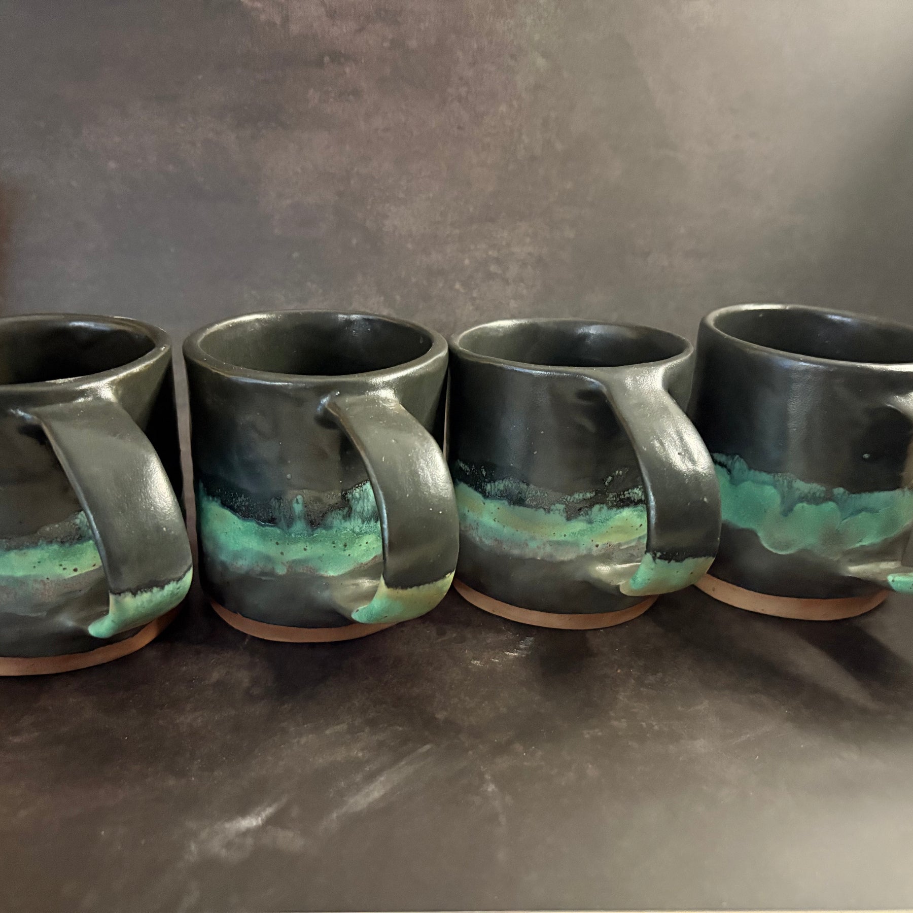 Handmade Designer Ceramic Stoneware Mug with Handle (Approx 330ml or 11oz)