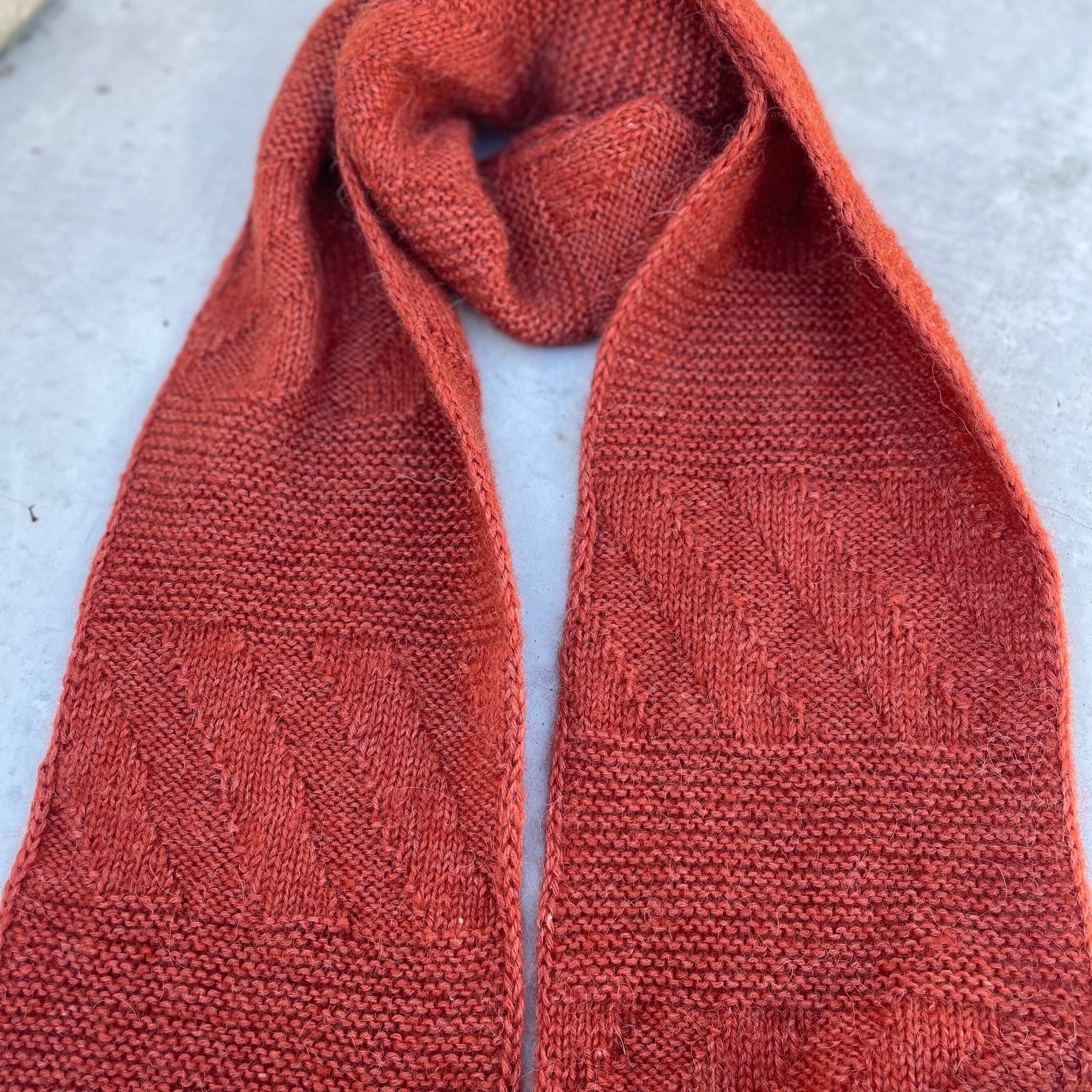 Men’s Alpaca Textured Scarf Super Soft & Warm
