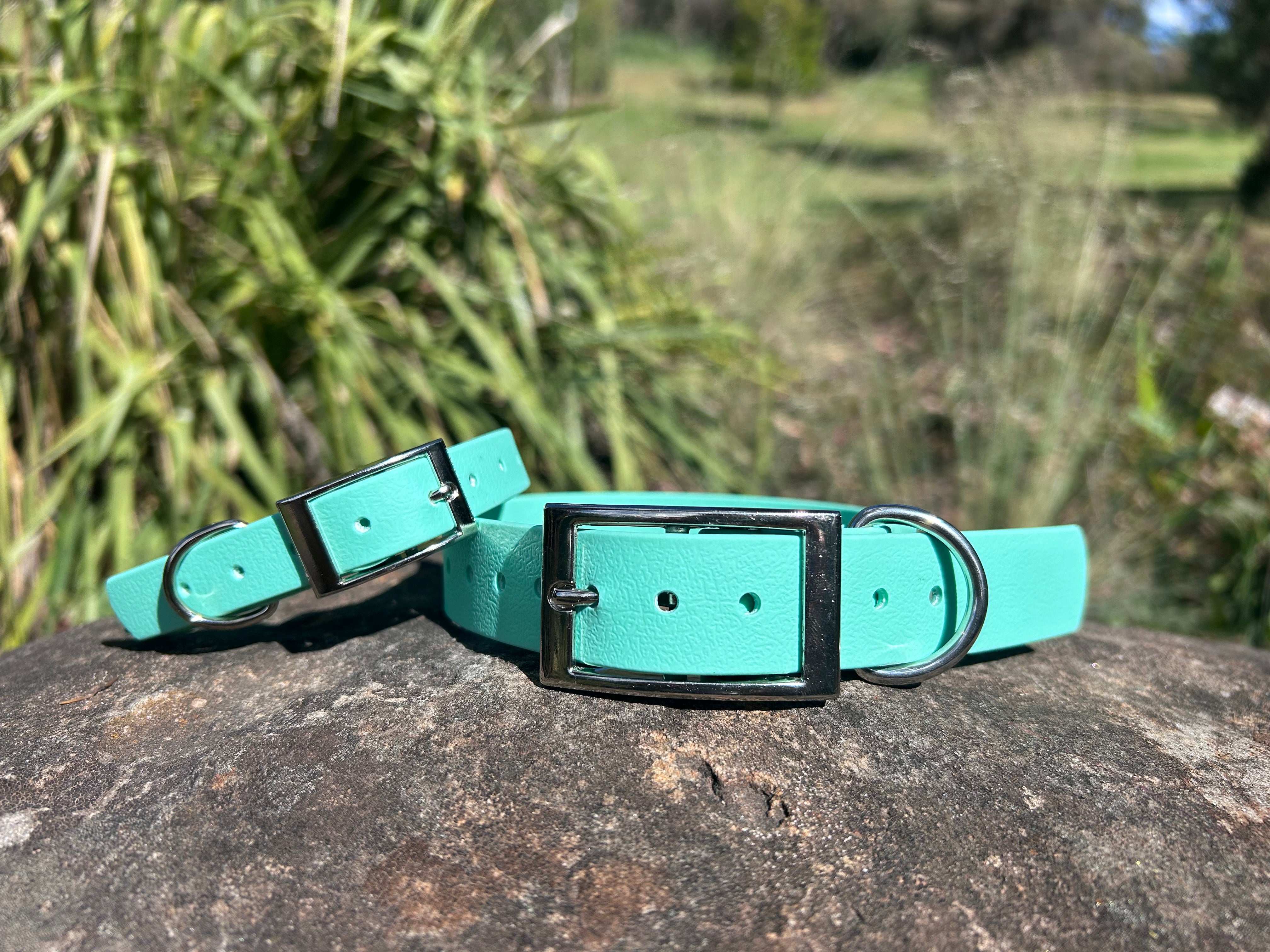 DOG PET COLLAR WATERPROOF BRIGHT STRONG