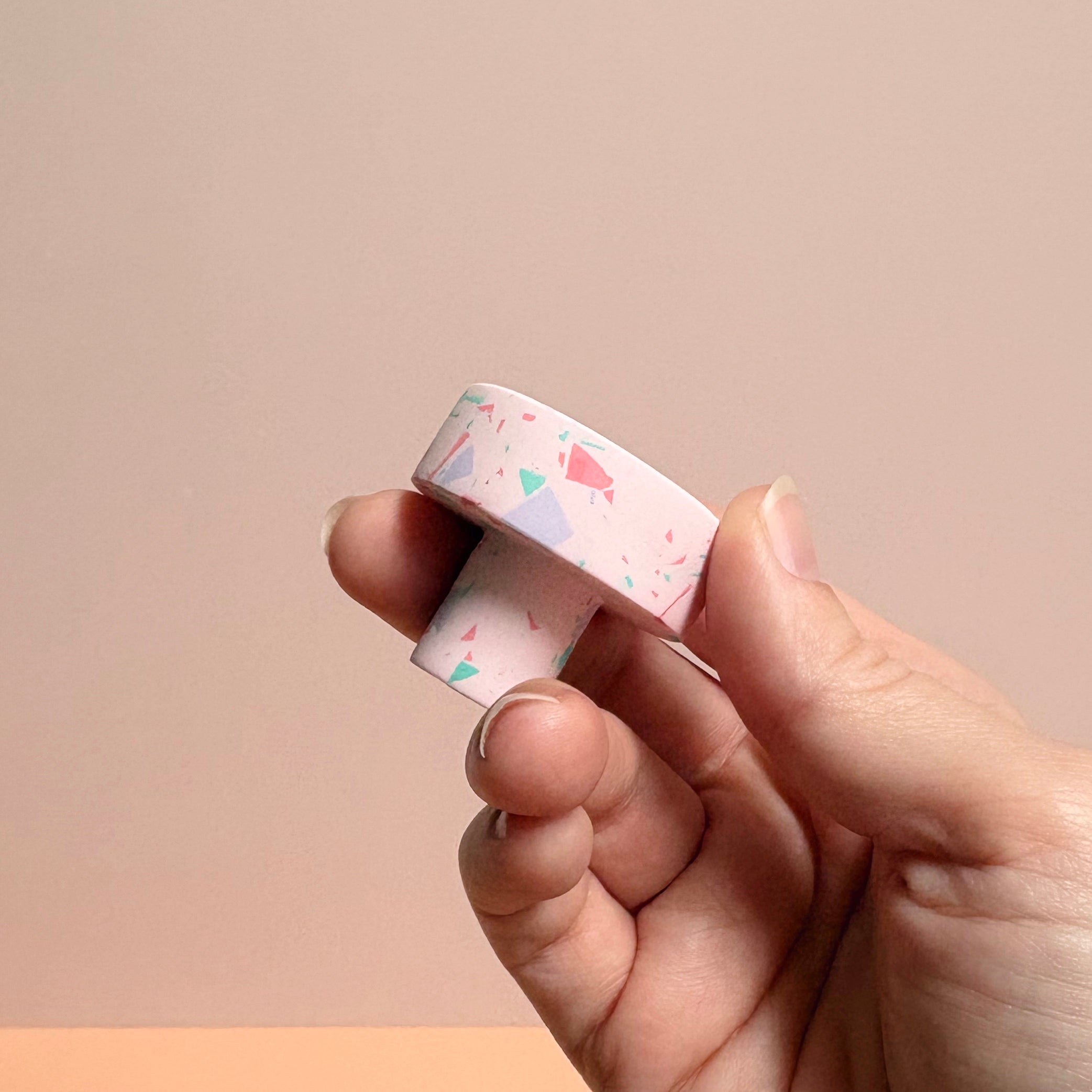 'Confetti' terrazzo knobs